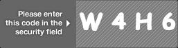 captcha code for visual authentication  letter W number 4 letter H number 6