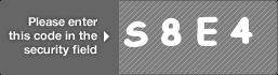 captcha code for visual authentication  letter S number 8 letter E number 4