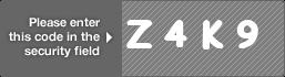 captcha code for visual authentication  letter Z number 4 letter K number 9