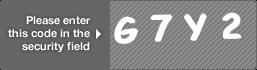 captcha code for visual authentication  letter G number 7 letter Y number 2