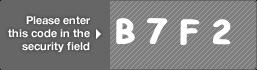 captcha code for visual authentication  letter B number 7 letter F number 2