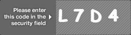 captcha code for visual authentication  letter L number 7 letter D number 4