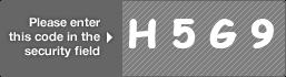 captcha code for visual authentication  letter H number 5 letter G number 9