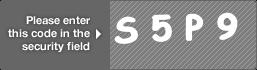 captcha code for visual authentication  letter S number 5 letter P number 9