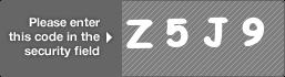 captcha code for visual authentication  letter Z number 5 letter J number 9