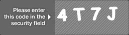 captcha code for visual authentication  number 4 letter T number 7 letter J