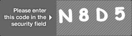 captcha code for visual authentication  letter N number 8 letter D number 5