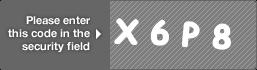 captcha code for visual authentication  letter X number 6 letter P number 8