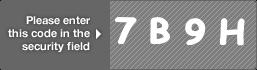 captcha code for visual authentication  number 7 letter B number 9 letter H